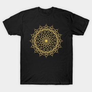 Golden mandala T-Shirt